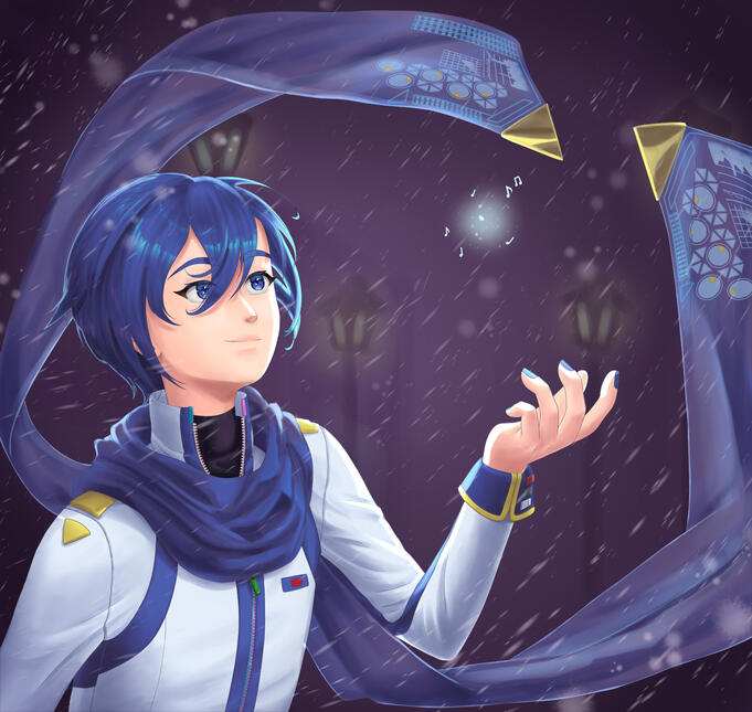 KAITO in the snow